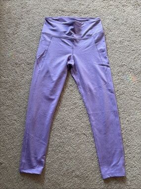 Lavender Active Leggings with High Waist